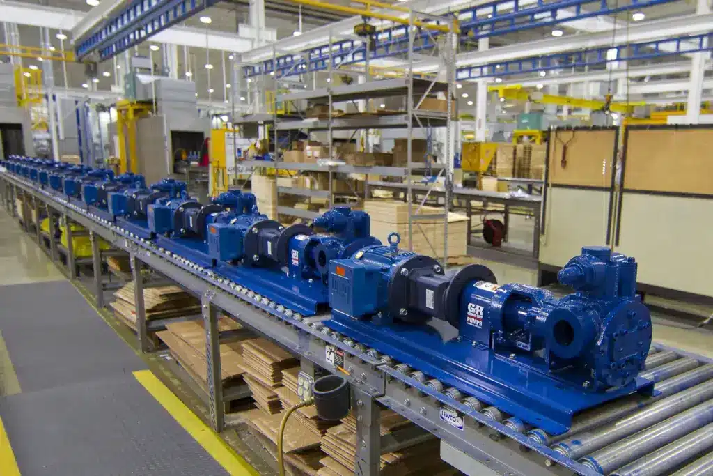 Assemblagelijn van tandwielpompen