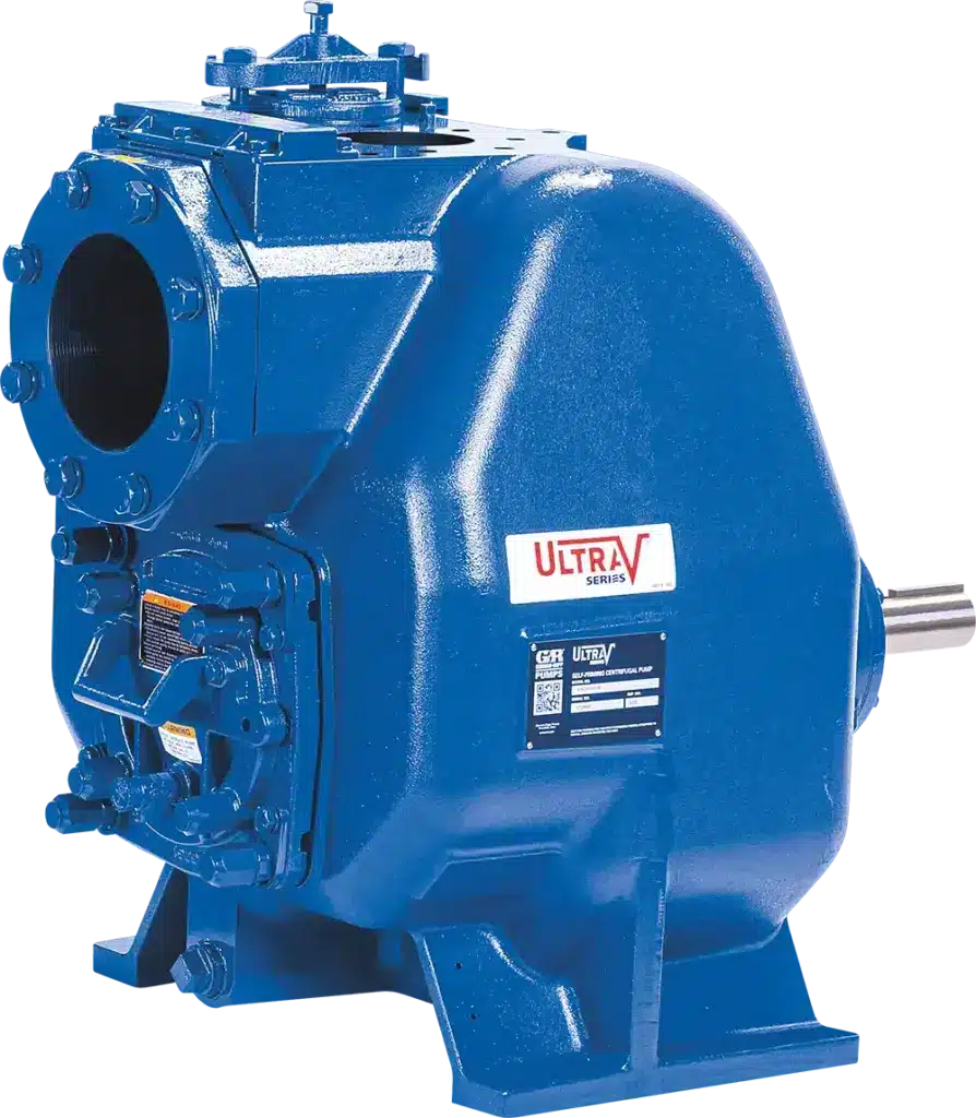 Ultra V zelfaanzuigende pomp voor de verwerking van afvalwater en industriële vloeistoffen in veeleisende omgevingen§